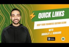 15. ⚡ Quick Links: How To Keep Your Favorites Section Clean in Notion.